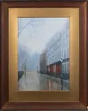 A wet Sunday morning in Bloomsbury by Margaret Grainger Winter, Watercolour on paper -, offered Apr 2026