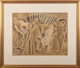 Two Oaks, Wistmans Wood, 1996 by Trevor Felcey, Wood, offered Apr 2026