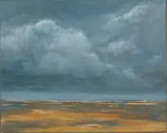 Blue Horizon by Val Smith, Acrylic on canvas -, sold Feb 2026