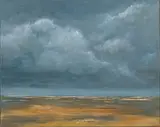 Blue Horizon by Val Smith, Acrylic on canvas -, sold Feb 2026
