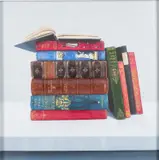 Antique Books by Elena Steers, Acrylic on canvas -, sold Feb 2026