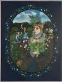 Hera and her Children by Patricia Faulkner, Oil on board -54 x, sold Feb 2026