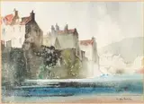 Staithes, Yorkshire by Gwilym John Blockley, Watercolour on paper -, sold Feb 2026