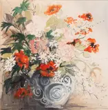 Summer Bouquet by Patricia Harvey, Watercolour on paper -, sold Feb 2026