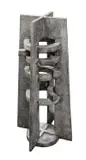 Maquette based on Salisbury Cathedral - Grey painted sculpture by Peter Thursby, sculpture, sold Feb 2026