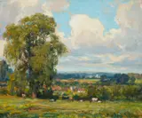 Vale of Avalon (Wells) by Y Burns, Oil on canvas -, sold Jan 2026
