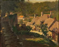 Country cottages - Oil by Jacques Weismann, Oil on board -, sold Jan 2026