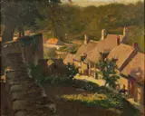 Country cottages - Oil by Jacques Weismann, Oil on board -, sold Jan 2026
