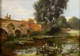 Iford Bridge by Reginald Rex Vicat Cole, Oil on board -24 x, sold Jan 2026