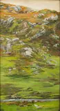 Slapton looking towards the Sea by Joseph Benwell Clark, 1885, Oil on canvas, sold Jan 2026