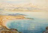 Porth Niegwl Seen from Mynydd Rhiw in Lleyn by Lily Frances Chitty, Watercolour -, sold Jan 2026