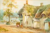 A thatched country pub - Watercolour on paper - 17 by Walter Henry Sweet, Watercolour on paper -, offered Jan 2026