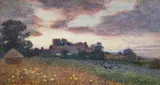 A rural landscape - Watercolour on paper - 20 by Elsie M Haynes, Watercolour on paper -, sold Jan 2026