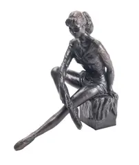 Kathleen by John Letts, bronze, offered Jan 2026