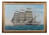 'Take Steam by Peter John Stuckey, 1995, Oil on canvas -49 x, offered Dec 2025