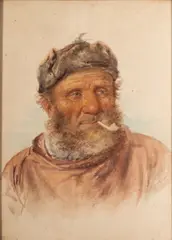 Untitled by James Drummond, watercolor, sold Nov 2025