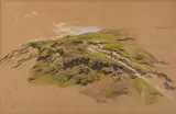 Untitled by William Linnell, oil on paper, sold Nov 2025