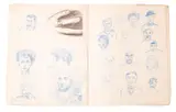 C19th. CARBONELL, Maria Charlotte (dicta Eyre). by Sketch Books, pencil, offered Oct 2025