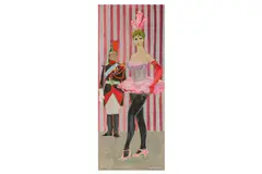 Untitled by Roger Bezombes, oil on board, offered Nov 2024