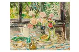 Untitled by Margaret Fisher Prout, oil on board, offered Nov 2024
