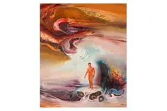 Untitled by James Gleeson, oil on board, offered Nov 2024