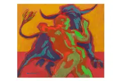 Untitled by James Spence, oil on canvas, offered Nov 2024