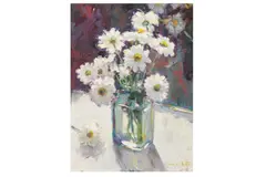 Untitled by Edward Noott, oil on canvas, offered Nov 2024