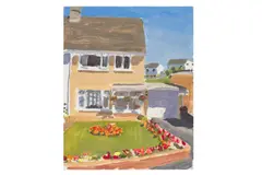 Untitled by Dan Markey, oil on board, offered Nov 2024