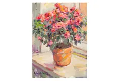 Untitled by Edward Noott, oil on canvas, offered Nov 2024