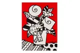 Untitled by Romero Britto, acrylic on canvas, offered Nov 2024