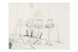 Untitled by Matthias Weischer, charcoal, offered Nov 2024
