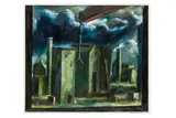 Untitled by Stephen Barclay, gouache, offered Nov 2024