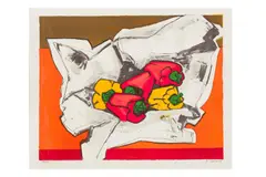 Untitled by Gernot Kissel, lithograph, offered Nov 2024