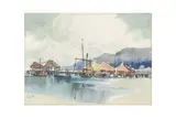 Harbour by Yong Mun Sen, oil, offered Nov 2024