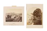 c.1859Albumen print, arch-trimmed in upper corners, pasted down to period card, image size 19 x 24cm, card size 28.5 x 31cm by Brunel's Saltash Bridge, print, offered Oct 2024