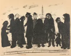 Untitled by L. S. Lowry, pencil, offered Oct 2024