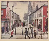 Untitled by L. S. Lowry, lithograph, offered Oct 2024