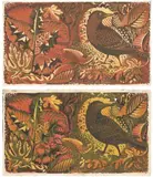 Untitled by Dudley Holland, linocut, offered Oct 2024