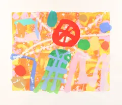 Untitled by Albert Irvin, pencil, offered Oct 2024