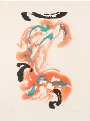 Untitled by Maggi Hambling, pencil, offered Oct 2024