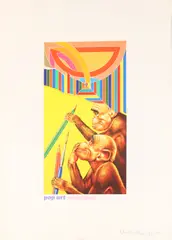 Untitled by Eduardo Paolozzi, pencil, offered Oct 2024