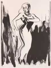 Untitled by Allen Jones, pencil, offered Oct 2024