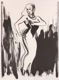 Untitled by Allen Jones, pencil, offered Oct 2024