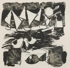 Untitled by Claude Venard, lithograph, offered Oct 2024