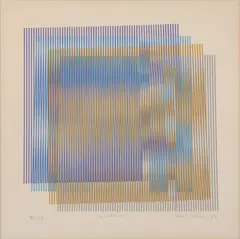 Untitled by Carlos Cruz-Diez, pencil, offered Oct 2024