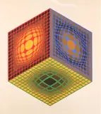 Untitled by Victor Vasarely, pencil, offered Oct 2024