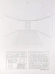Untitled by Patrick Hughes, ink, offered Oct 2024