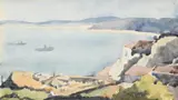 St. ives by Walter James Steggles, 1949, Watercolour, offered Mar 2024