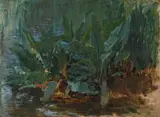 Vegetation exotique by Gabriel Guay, Oil on board, sold Mar 2024