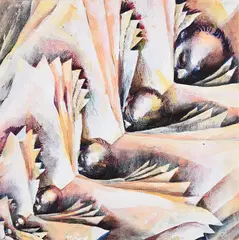 News by David Breuer-Weil, Oil on canvas, sold Mar 2024